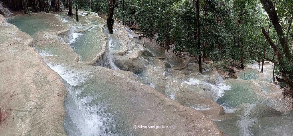 Kaparkan Falls, Abra lower level terraces